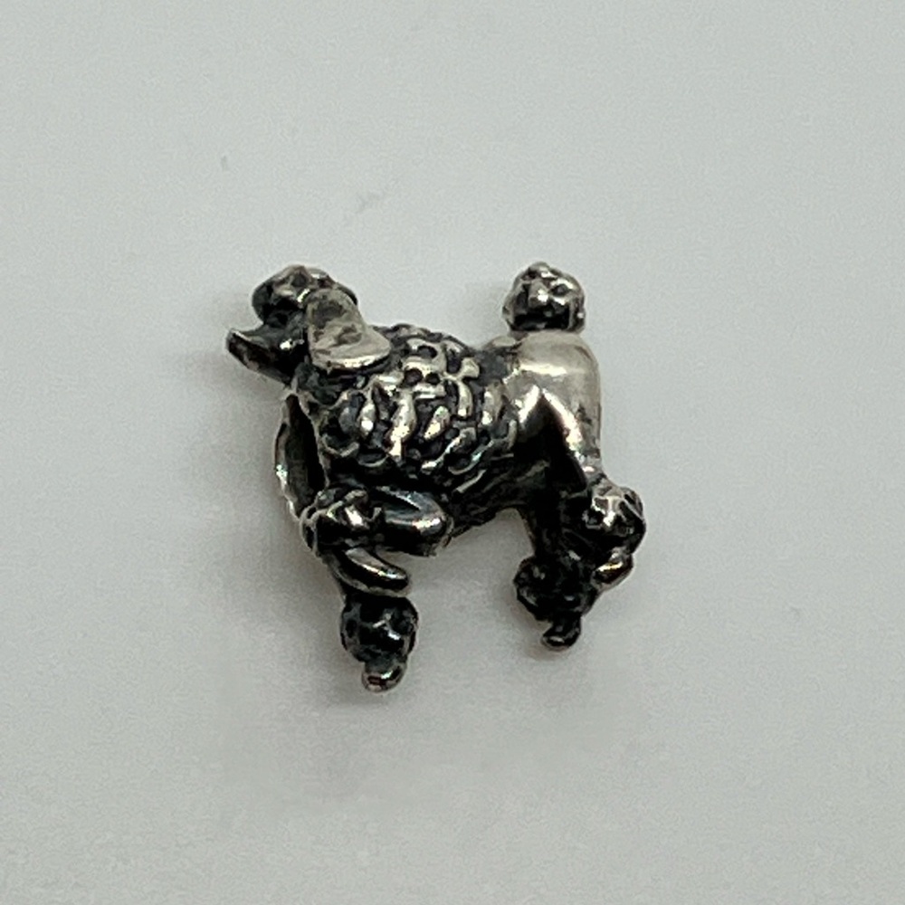 Persona 925 Sterling Silver Dog Doggy Poodle Charm Bead
